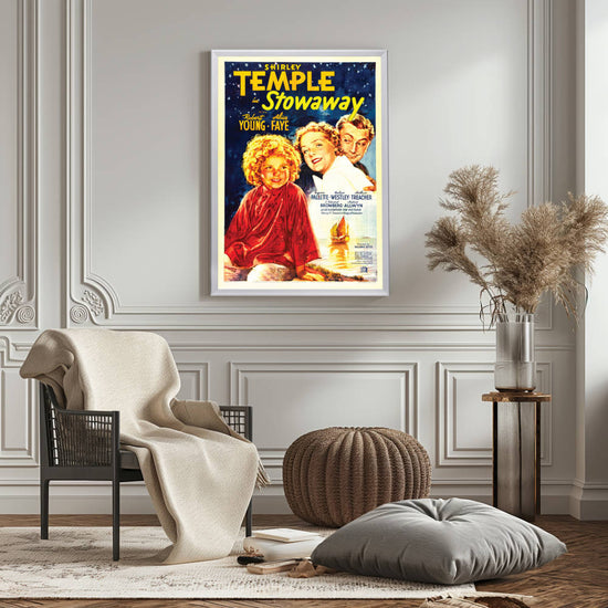 "Stowaway" (1936) Framed Movie Poster