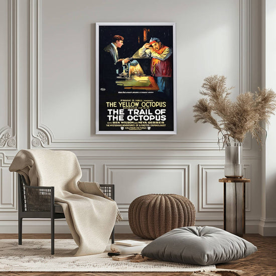 "Trail Of The Octopus" (1919) Framed Movie Poster