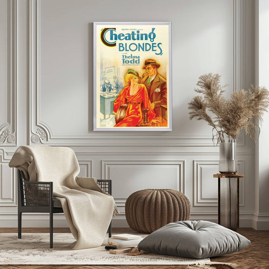 "Cheating Blondes" (1933) Framed Movie Poster