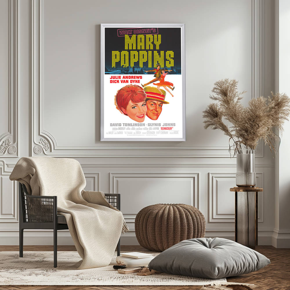 "Mary Poppins" (1964) Framed Movie Poster