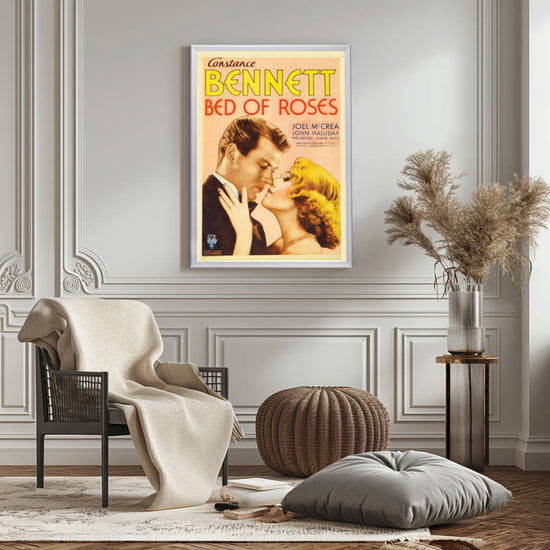 "Bed Of Roses" (1933) Framed Movie Poster