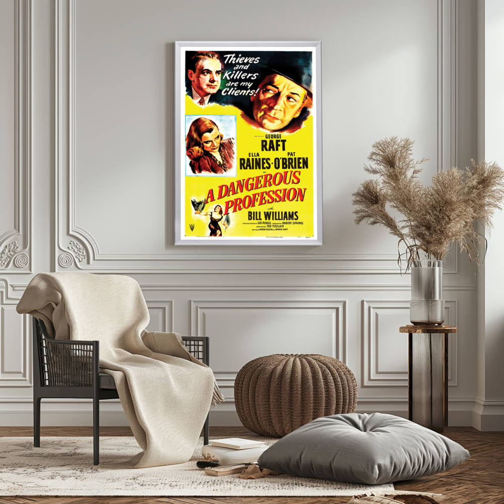 "Dangerous Profession" (1949) Framed Movie Poster