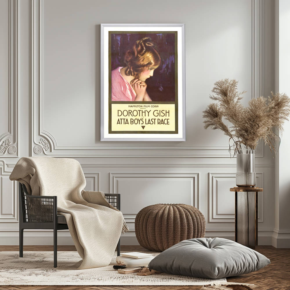 "Atta Boy's Last Race" (1916) Framed Movie Poster