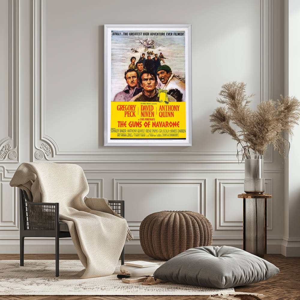 "Guns Of Navarone" (1961) Framed Movie Poster