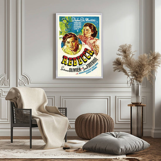 "Rebecca" (1940) Framed Movie Poster