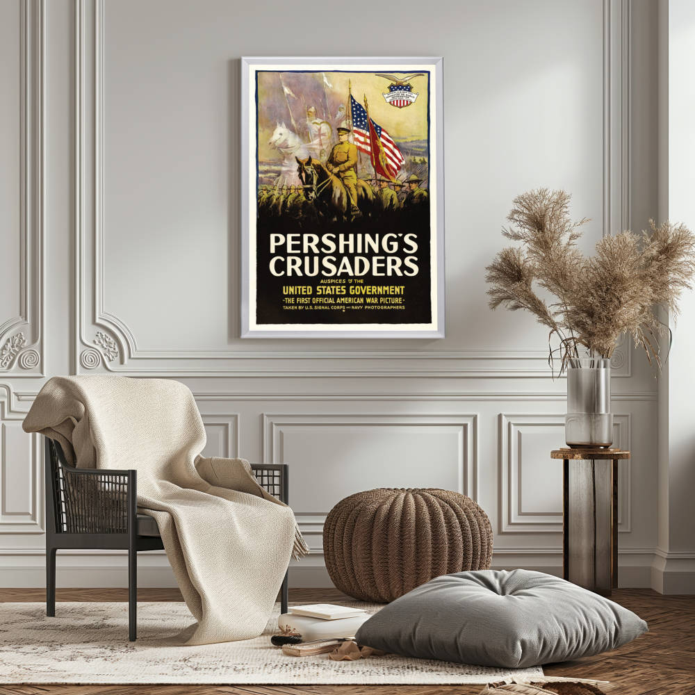 "Pershing's Crusaders" (1918) Framed Movie Poster