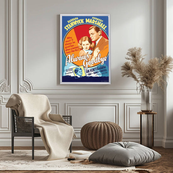 "Always Goodbye" (1938) Framed Movie Poster