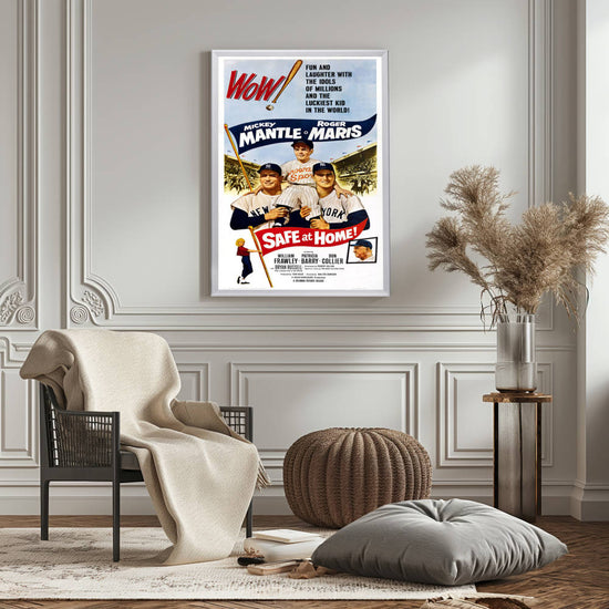 "Safe At Home!" (1962) Framed Movie Poster