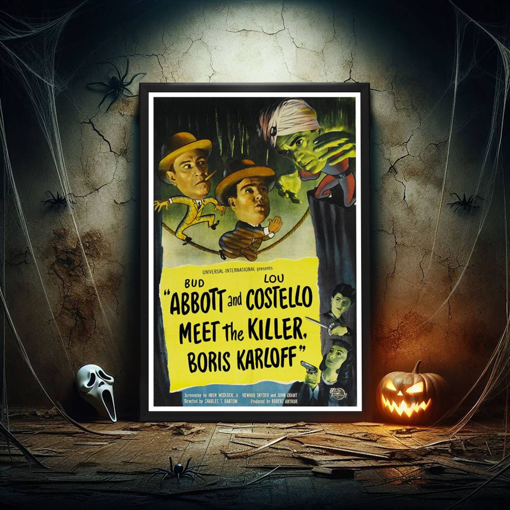 "Abbott and Costello Meet The Killer" (1949) Framed Movie Poster