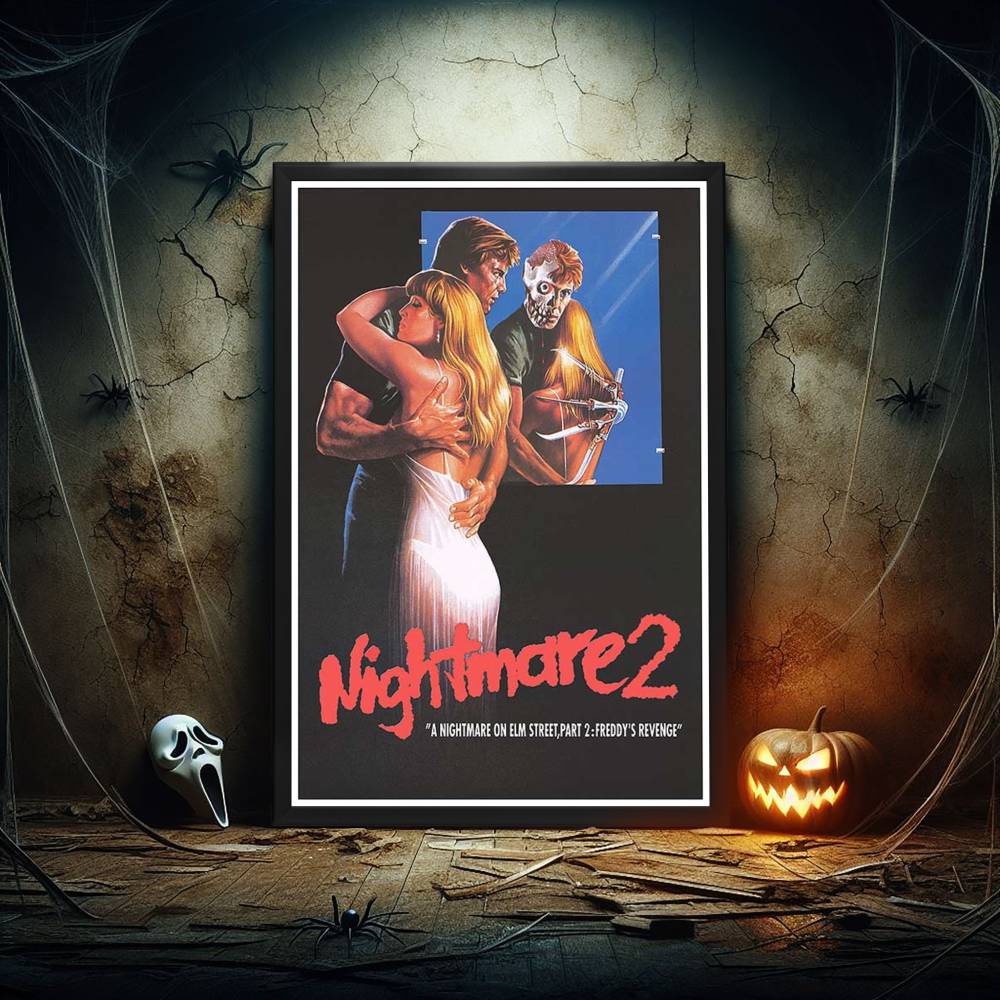 "Nightmare on Elm Street Part 2: Freddy's Revenge" (1985) Framed Movie Poster