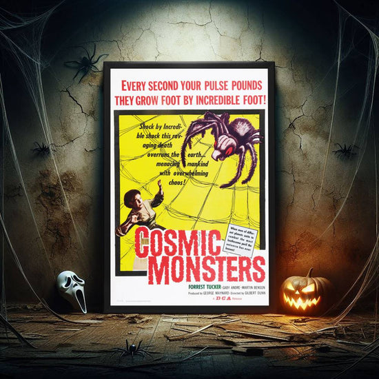 "Cosmic Monsters" (1958) Framed Movie Poster