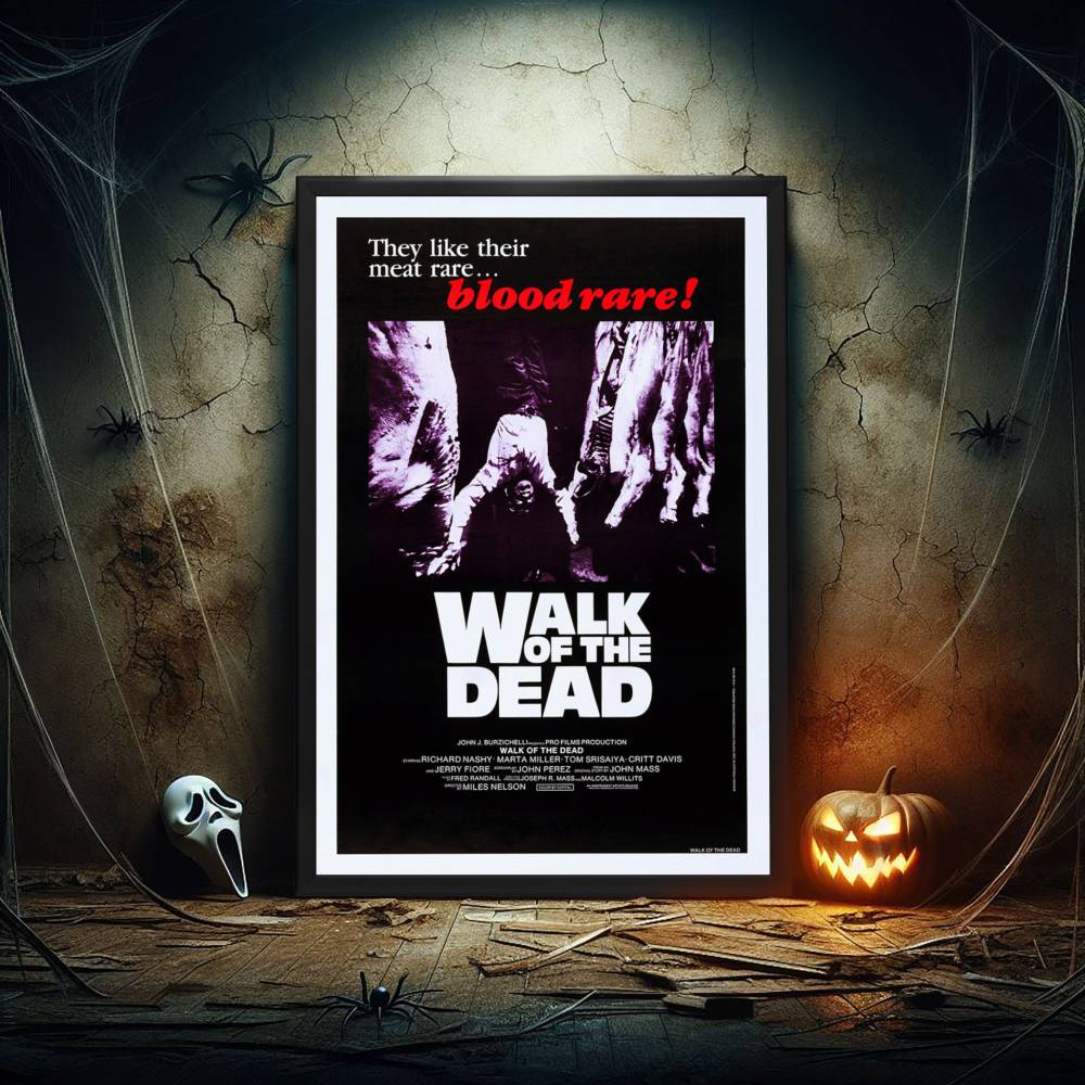 "Walk Of The Dead" (1973) Framed Movie Poster