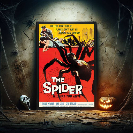 "Earth Vs. The Spider" (1958) Framed Movie Poster