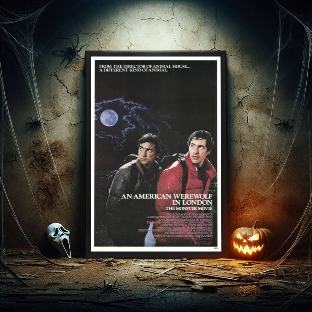 "American Werewolf in London" (1981) Framed Movie Poster