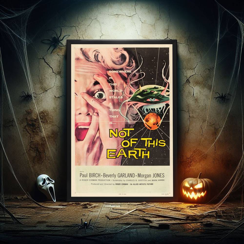 "Not Of This Earth" (1957) Framed Movie Poster