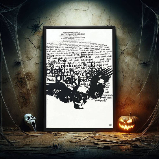 "Birds" (1963) Framed Movie Poster