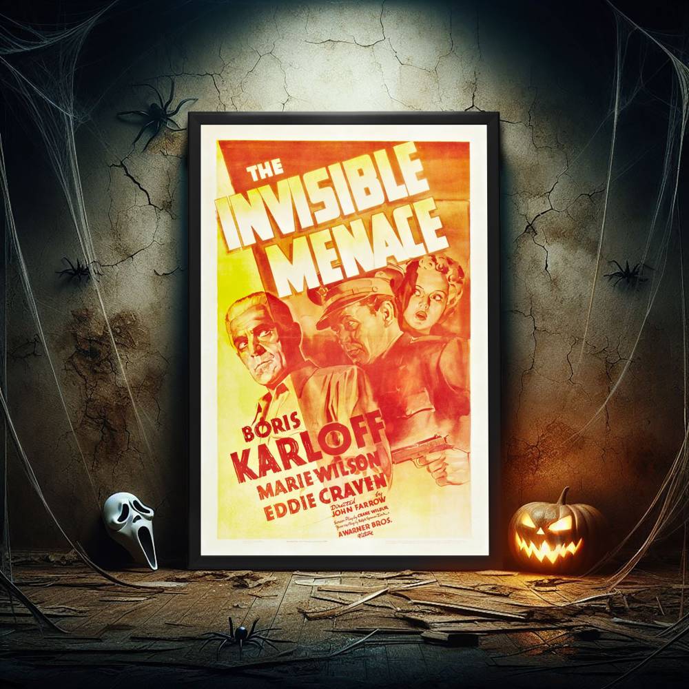 "Invisible Menace" (1938) Framed Movie Poster