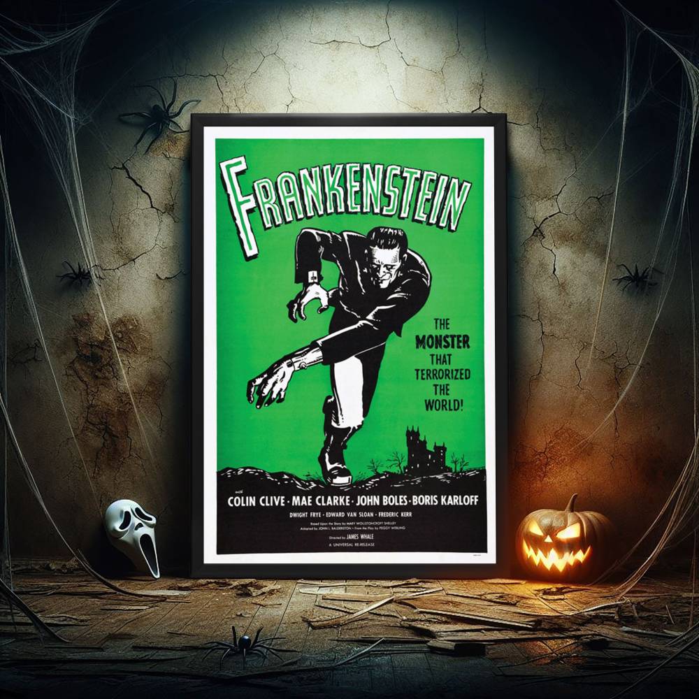 "Frankenstein" (1931) Framed Movie Poster