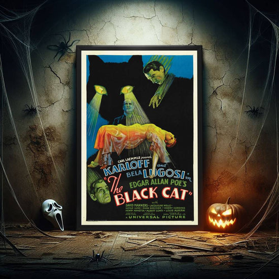 "Black Cat" (1934) Framed Movie Poster