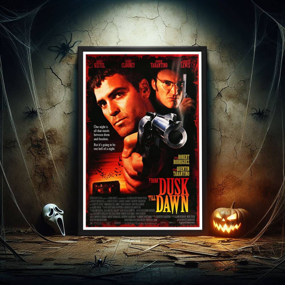 "From Dusk Till Dawn" (1995) Framed Movie Poster