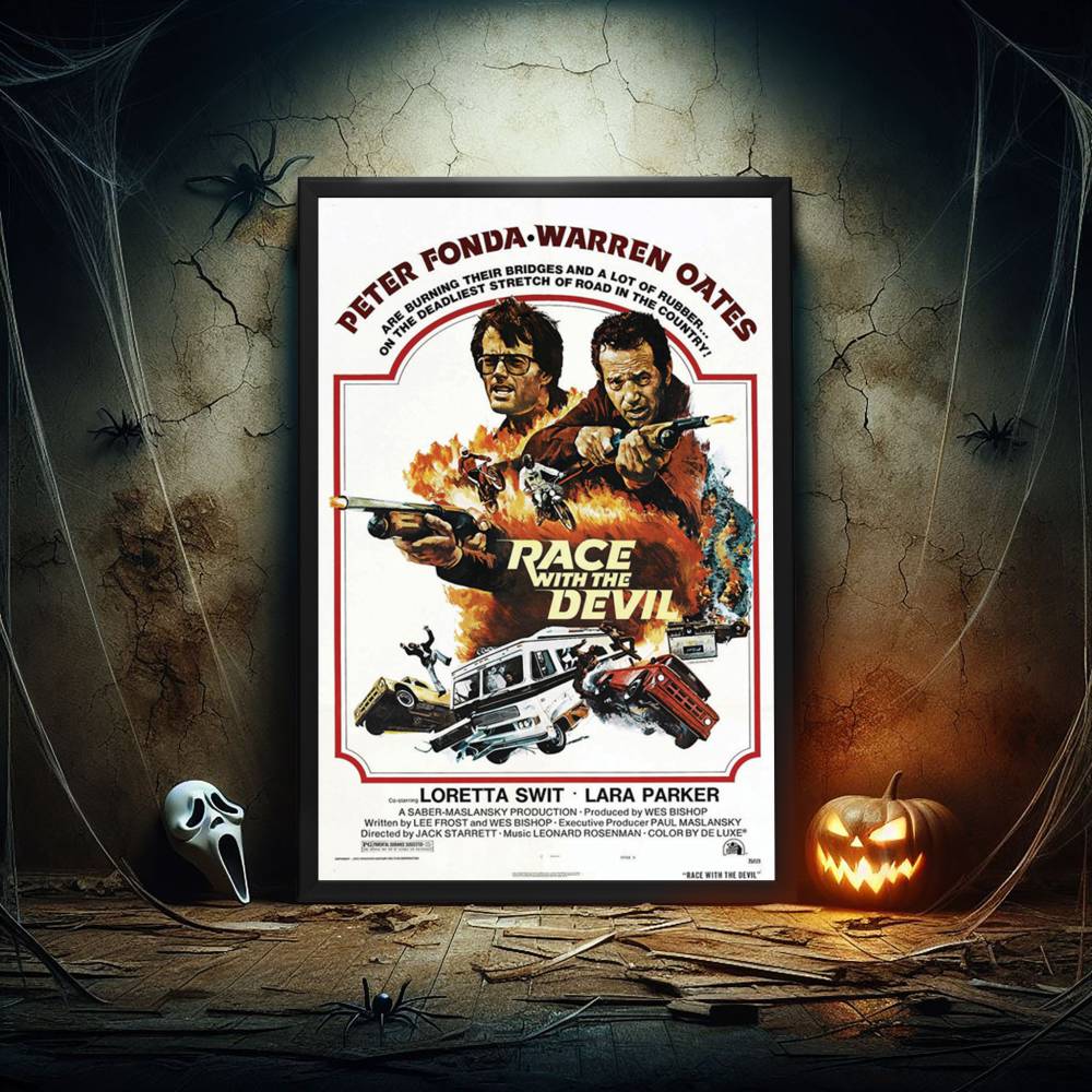 "Race With The Devil" (1975) Framed Movie Poster