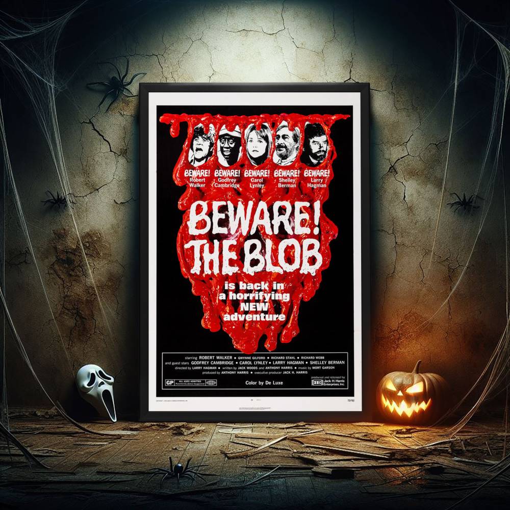 "Beware! The Blob" (1972) Framed Movie Poster