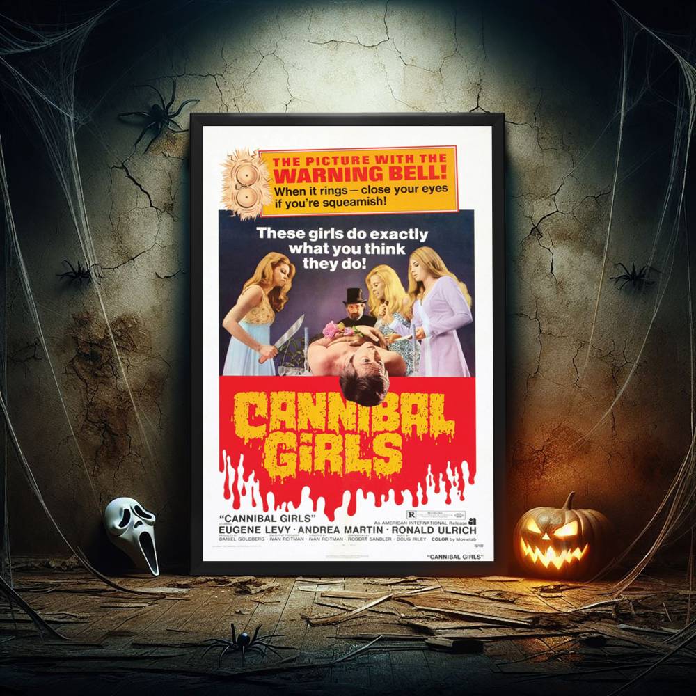 "Cannibal Girls" (1973) Framed Movie Poster