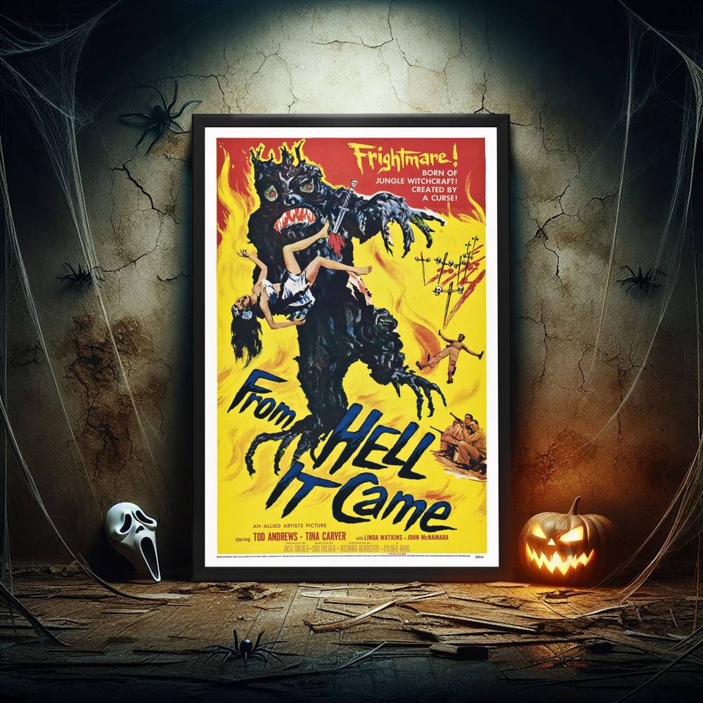 "From Hell It Came" (1957) Framed Movie Poster