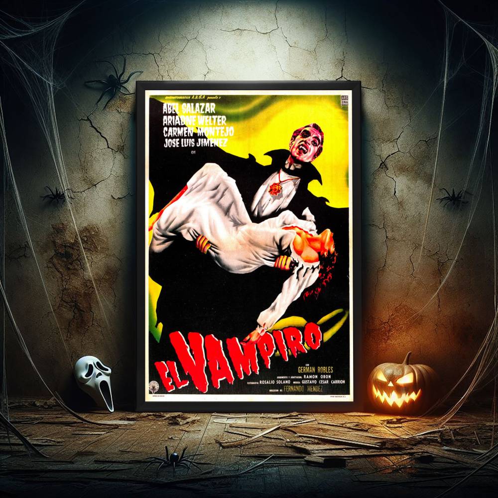 "El Vampiro" (1957) Framed Movie Poster