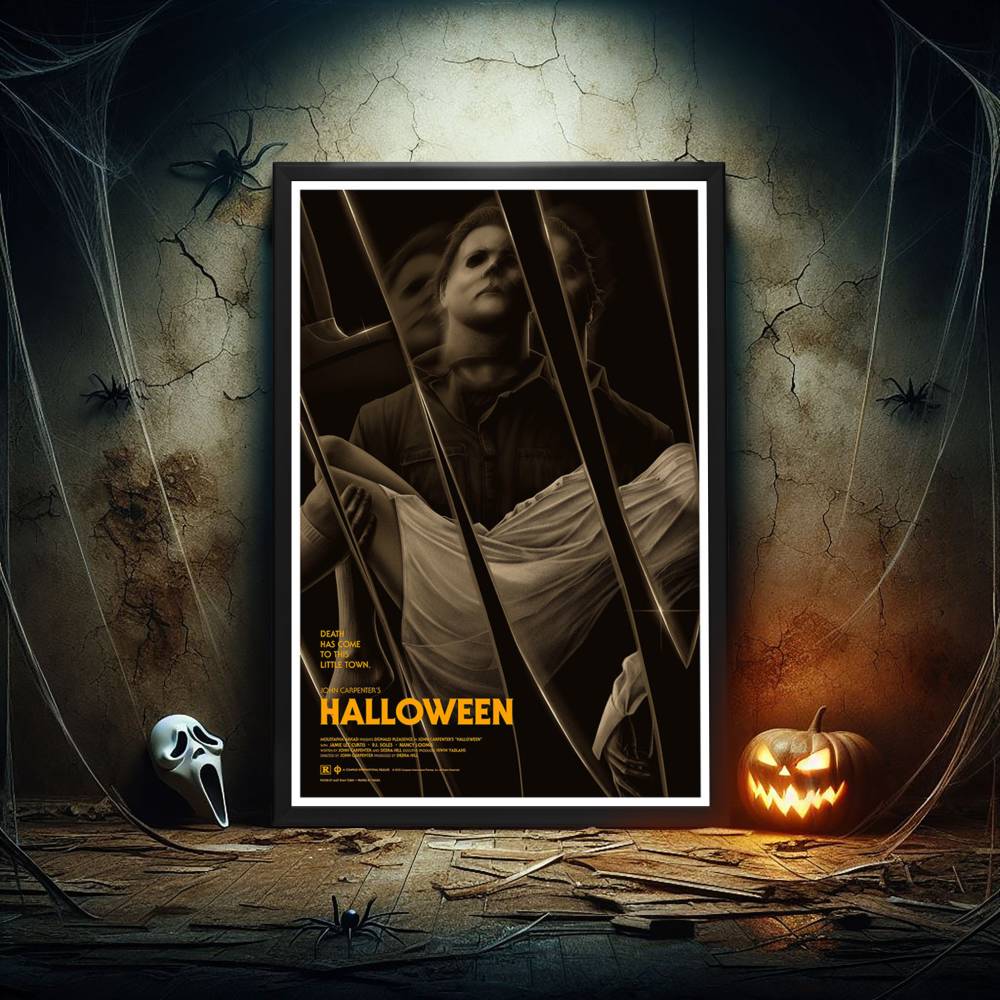 "Halloween" (1978) Framed Movie Poster