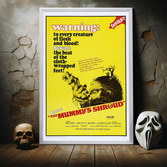 "Mummy's Shroud" (1967) Framed Movie Poster