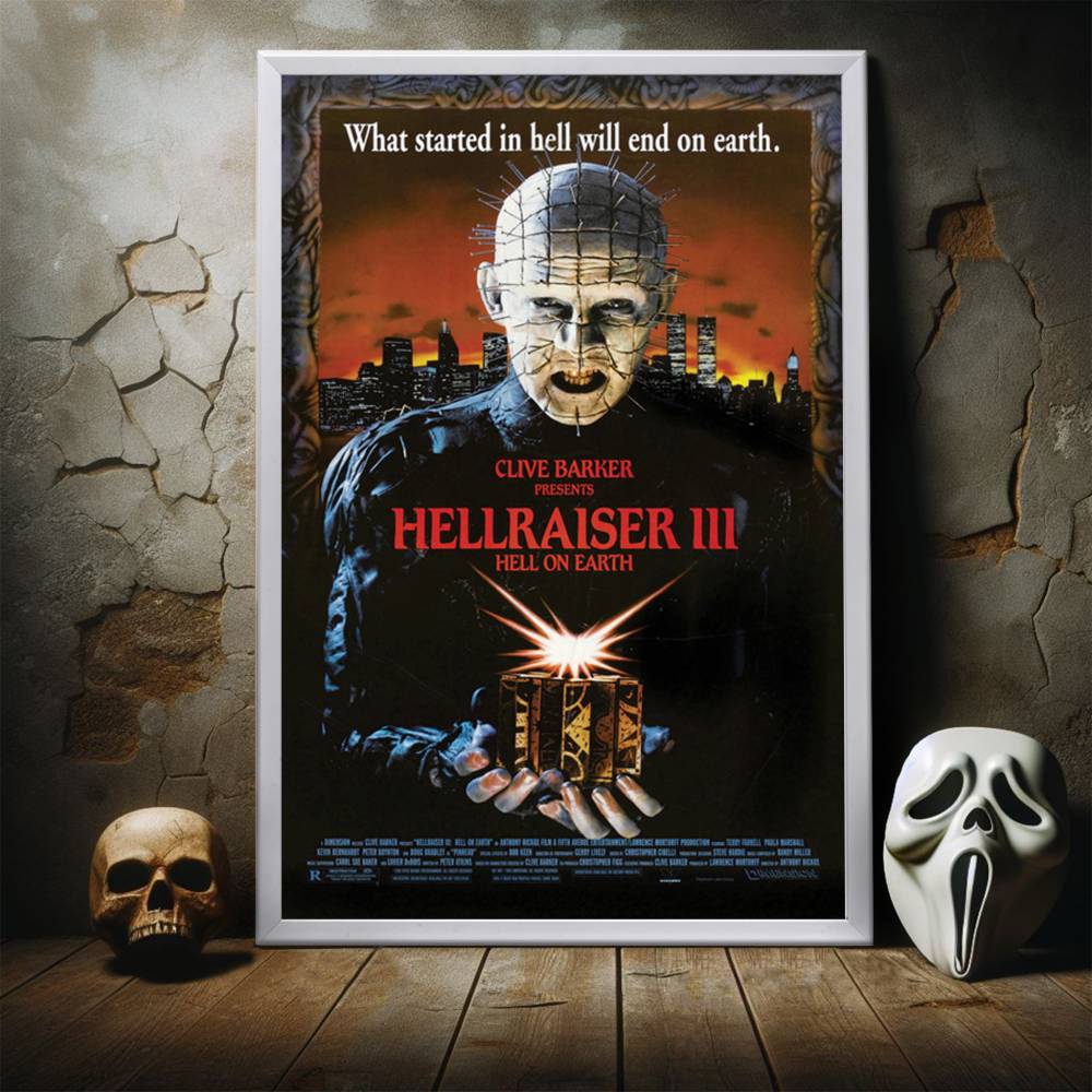 "Hellraiser III: Hell On Earth" (1992) Framed Movie Poster ...