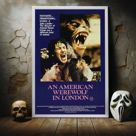 "American Werewolf In London" (1981) Framed Movie Poster