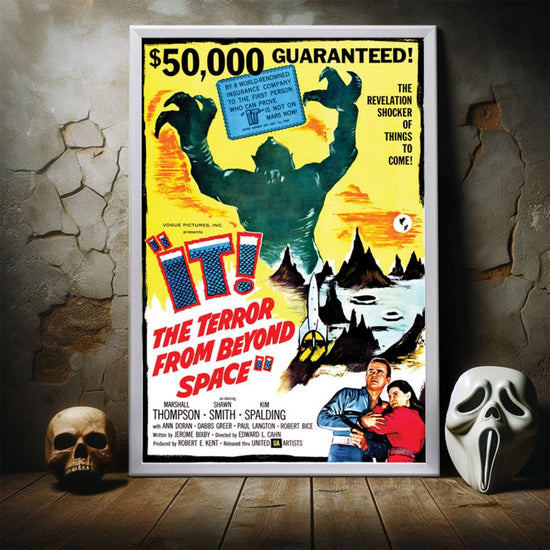 "It! The Terror From Beyond Space" (1958) Framed Movie Poster