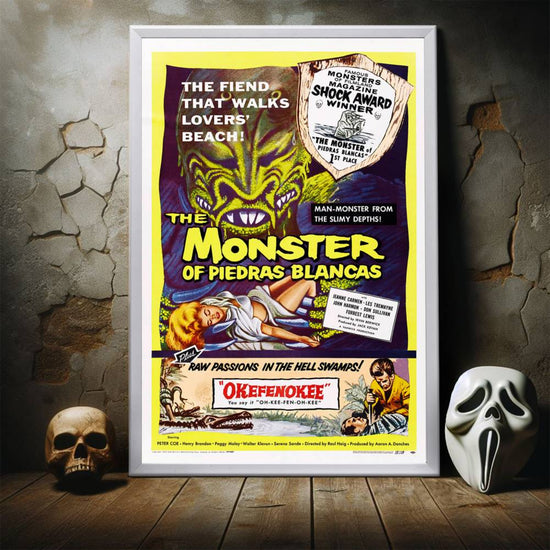 "Monster Of Piedras Blancas" (1959) Framed Movie Poster