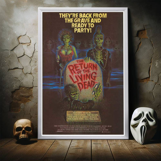 "Return of the Living Dead" (1985) Framed Movie Poster