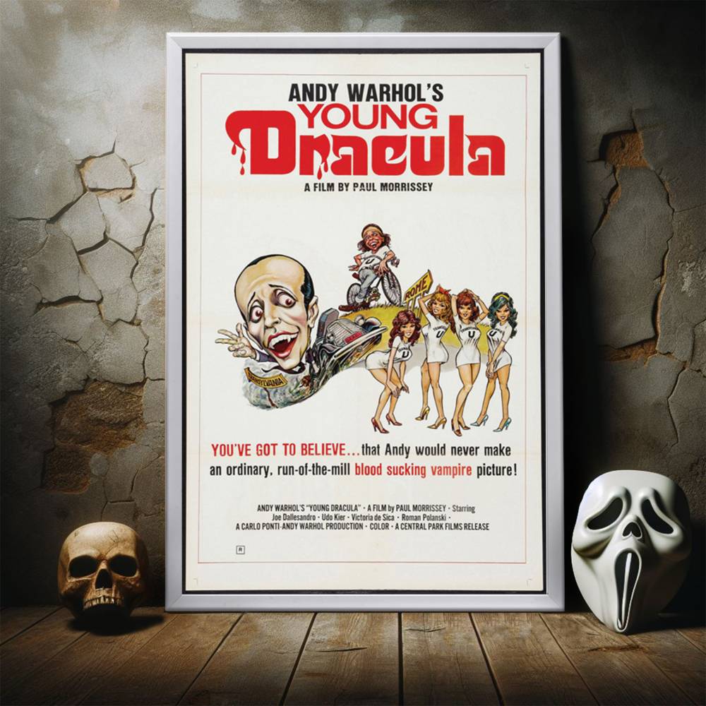 "Andy Warhol's Young Dracula" (1974) Framed Movie Poster