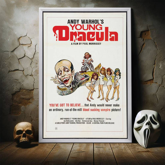 "Andy Warhol's Young Dracula" (1974) Framed Movie Poster