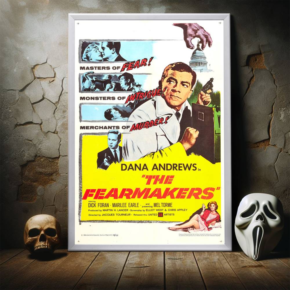 "Fearmakers" (1958) Framed Movie Poster