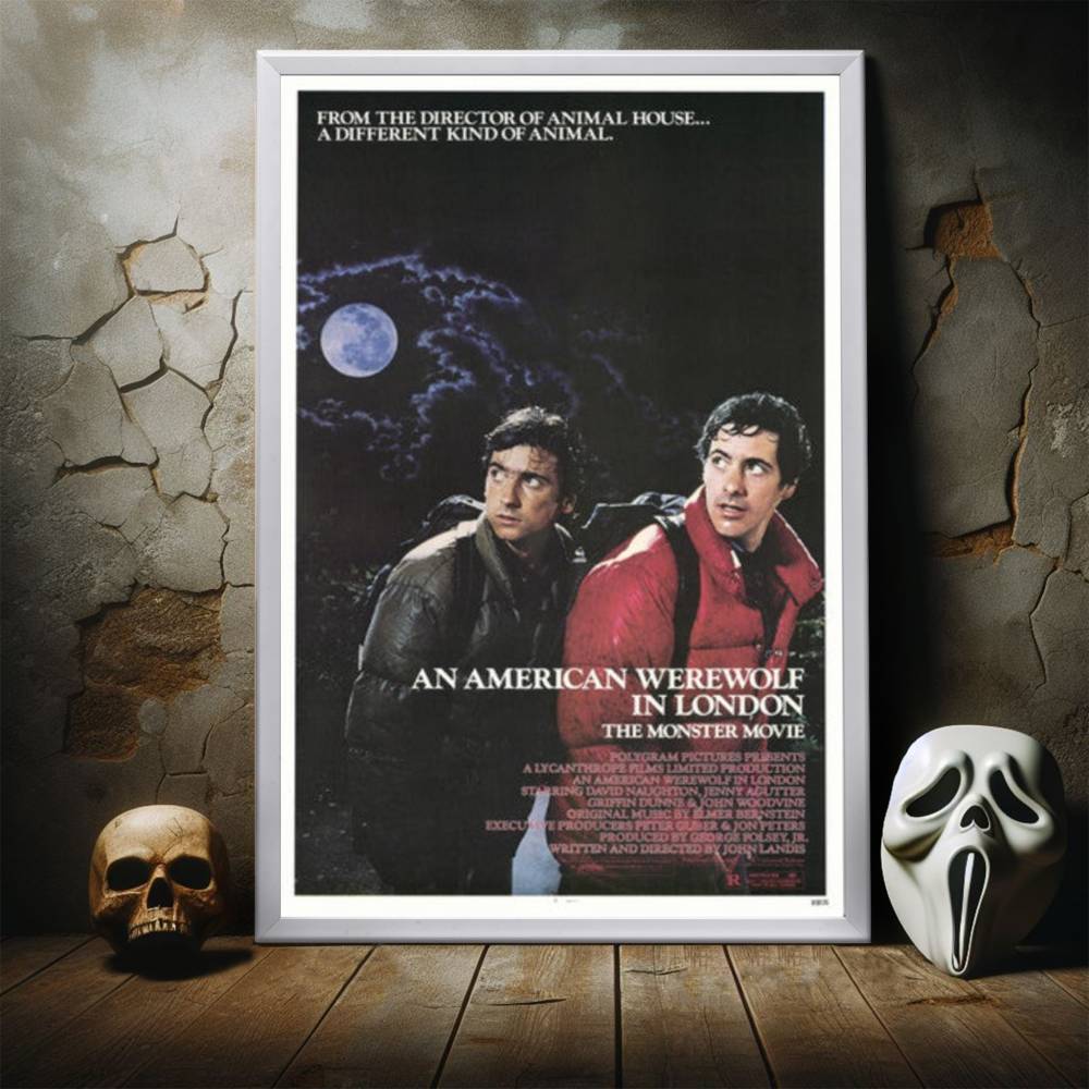 "American Werewolf in London" (1981) Framed Movie Poster