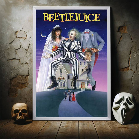 "Beetle Juice" (1988) Framed Movie Poster