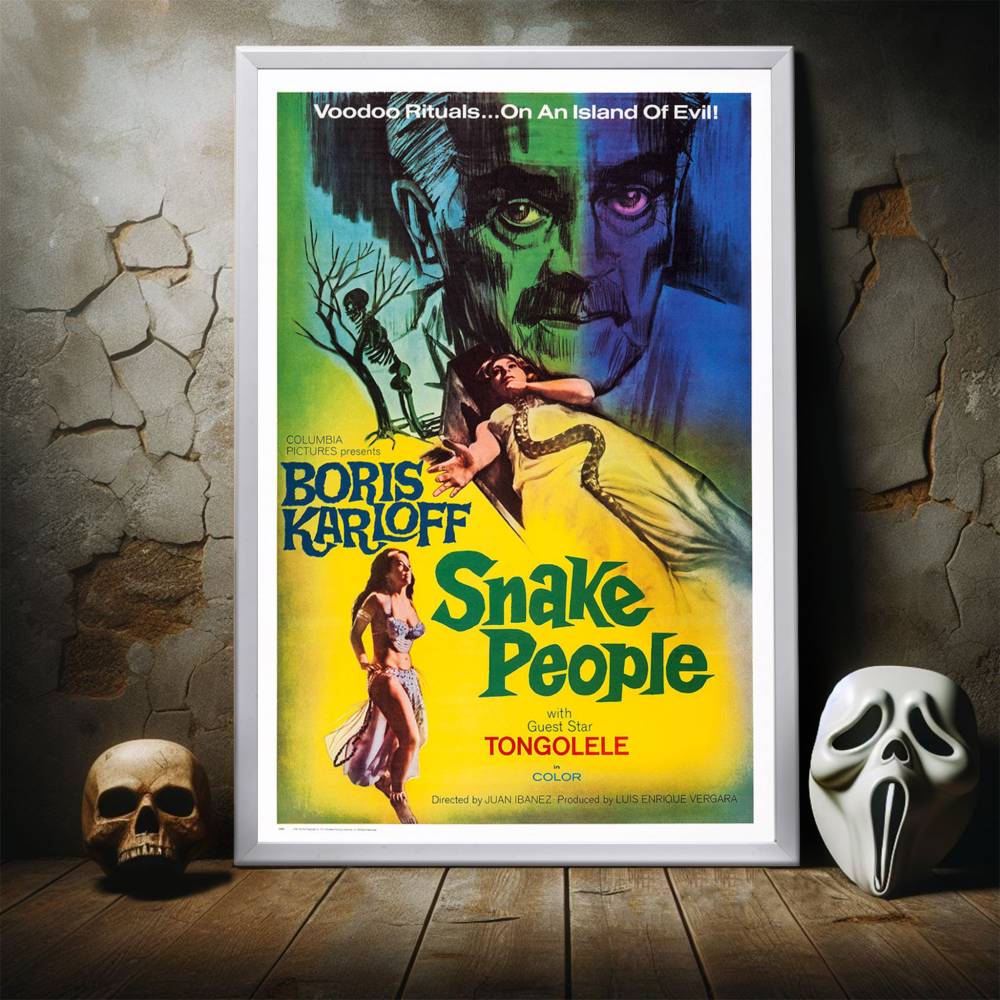 "Snake People" (1971) Framed Movie Poster