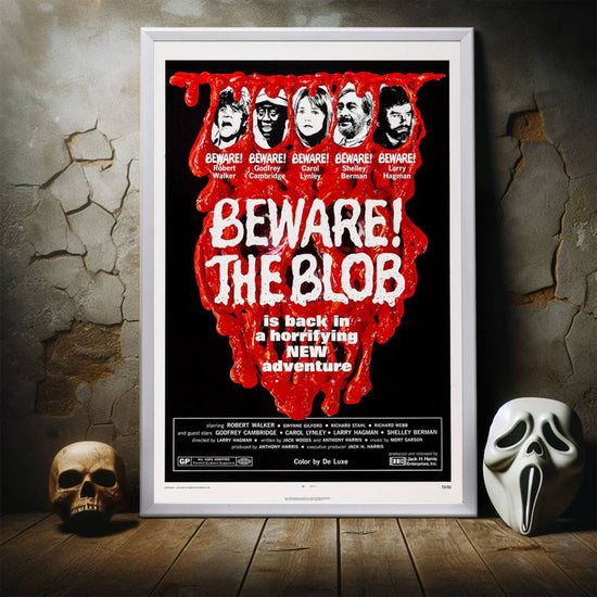 "Beware! The Blob" (1972) Framed Movie Poster