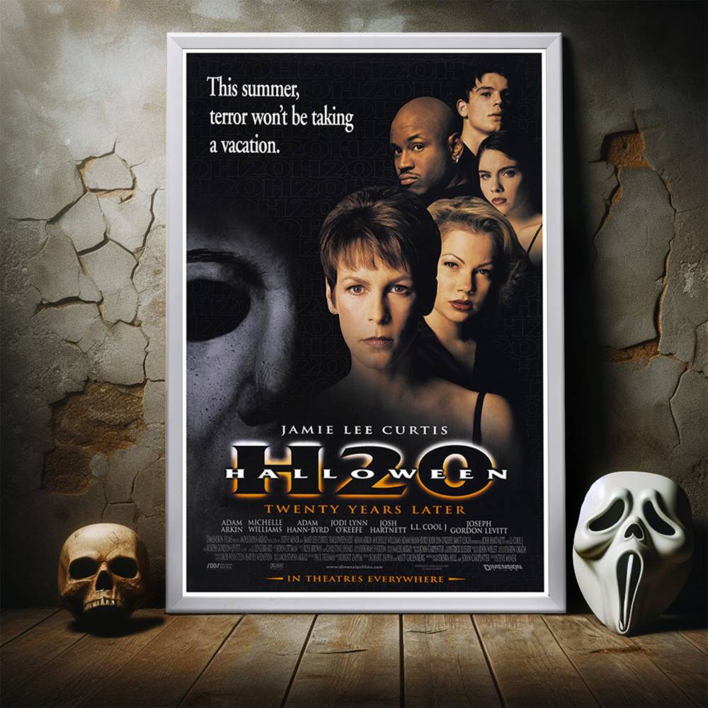 "Halloween H20: 20 Years Later" (1998) Framed Movie Poster