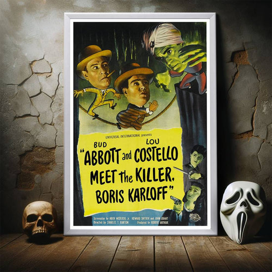 "Abbott and Costello Meet The Killer" (1949) Framed Movie Poster