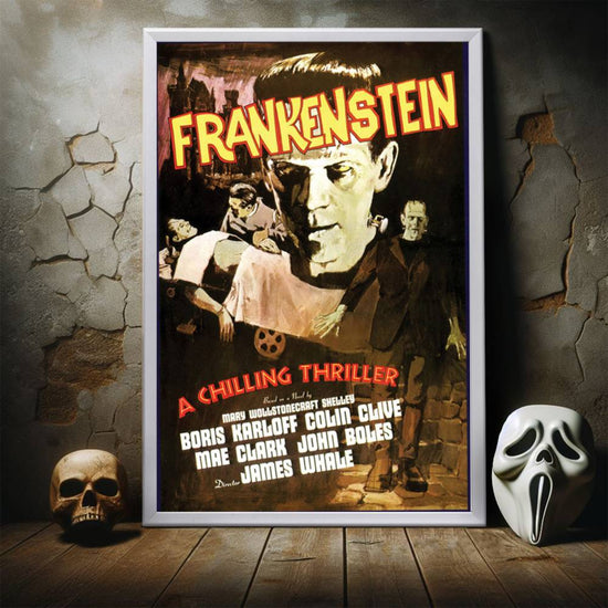 "Frankenstein" (1931) Framed Movie Poster