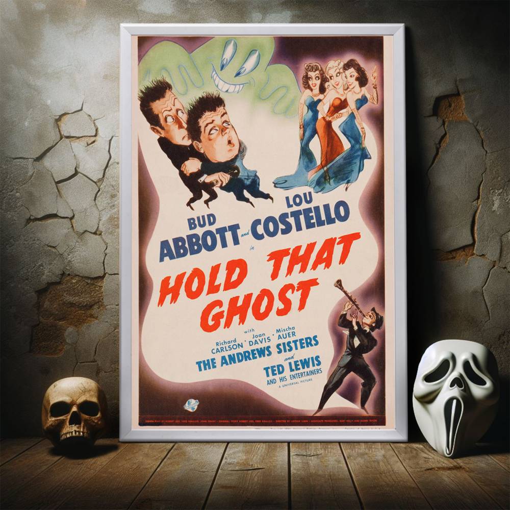 "Hold That Ghost" (1941) Framed Movie Poster