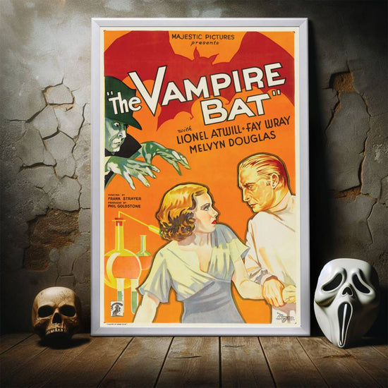 "Vampire Bat" (1933) Framed Movie Poster