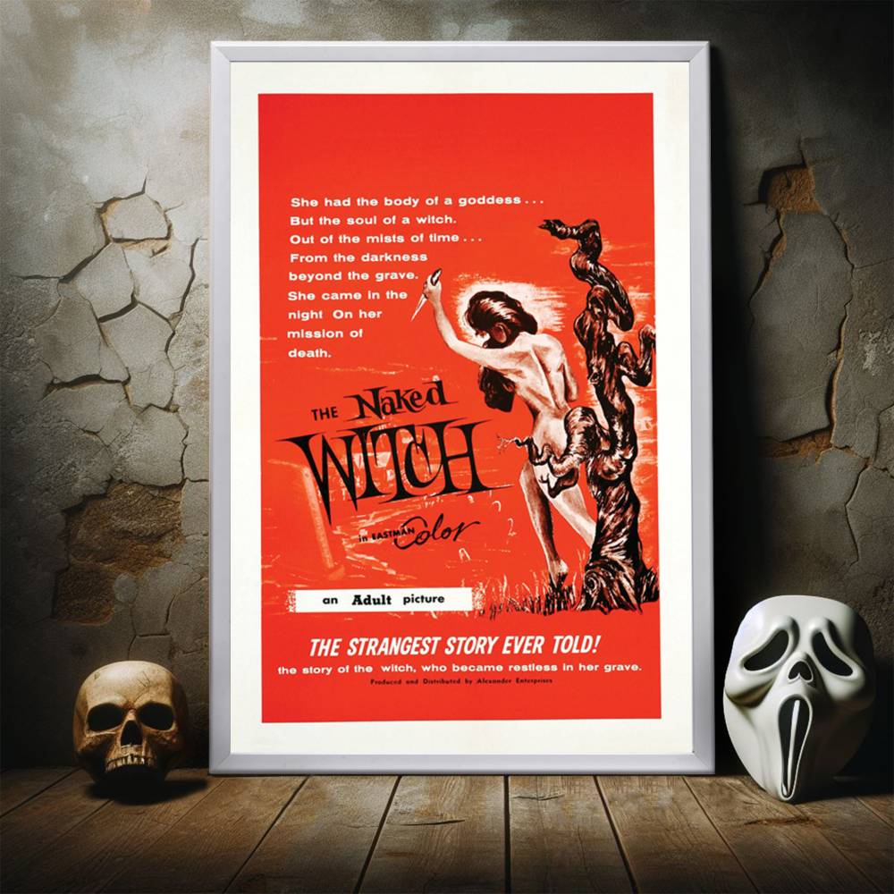 "Naked Witch" (1964) Framed Movie Poster