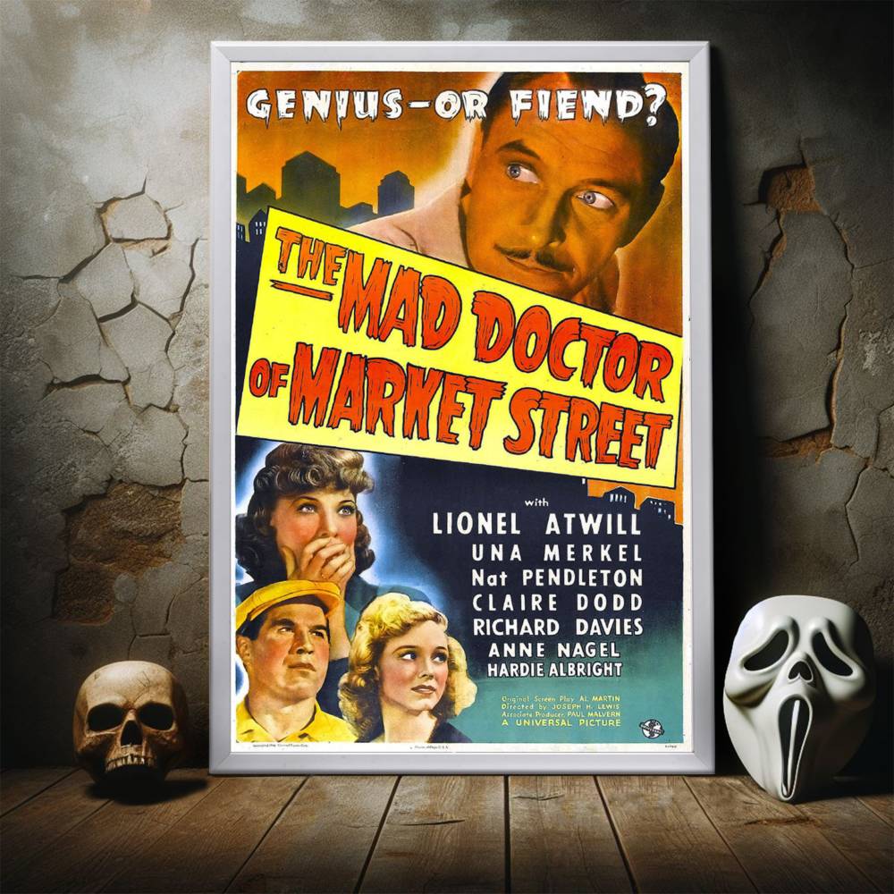 "Mad Doctor Of Market Street" (1942) Framed Movie Poster